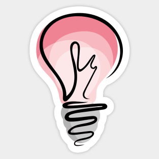 Pink Idea Sticker